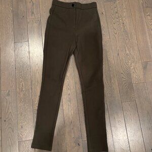 Zara Olive Green Legging sz S